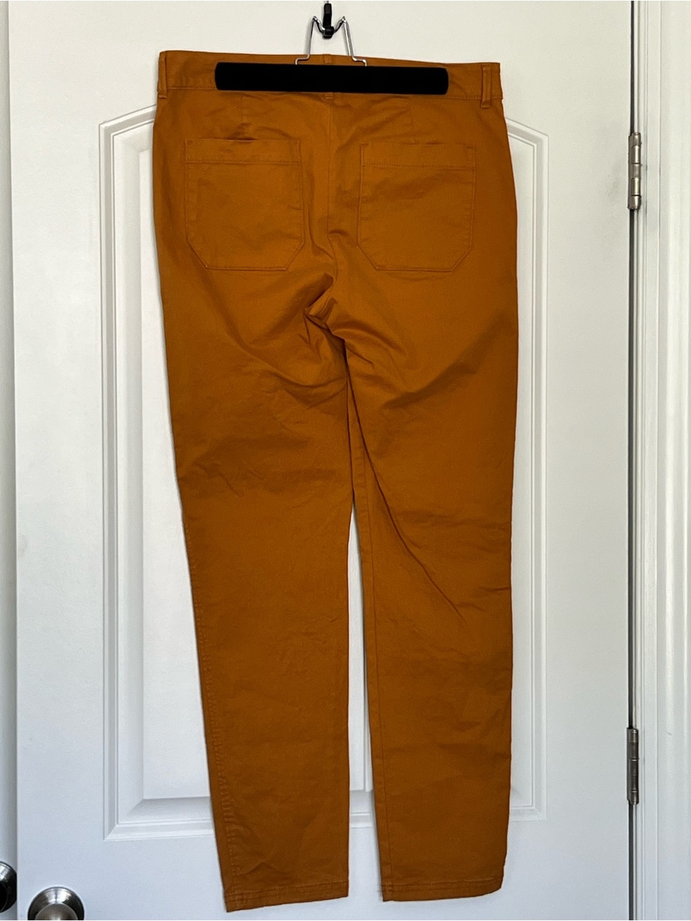 Old Navy Mid-Rise Pixie Chino Utility Pants Sunflower Gold Size 8 Tall - Picture 2 of 10